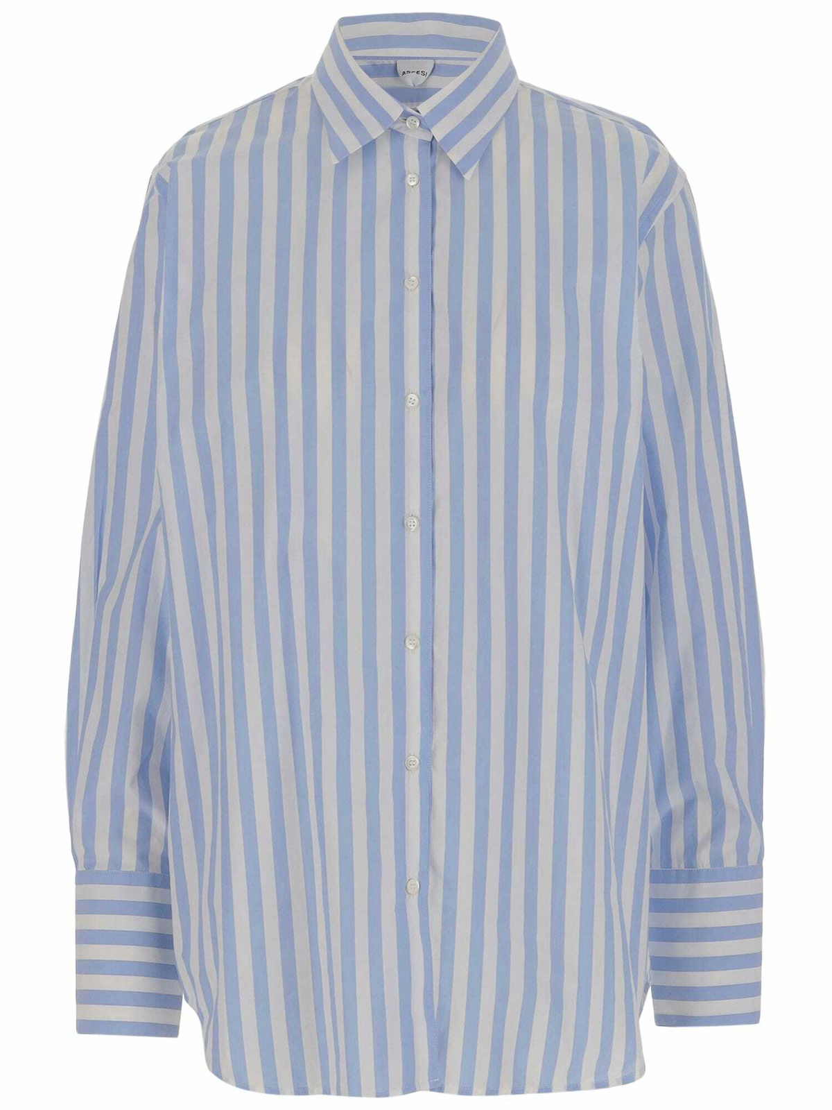 Aspesi Cotton Shirt With Striped Pattern