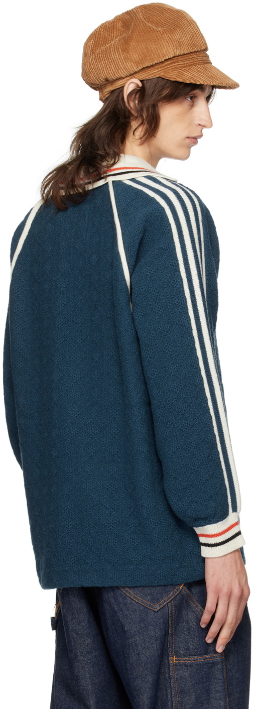 RICE NINE TEN Navy Classic Soccer Jersey Sweater