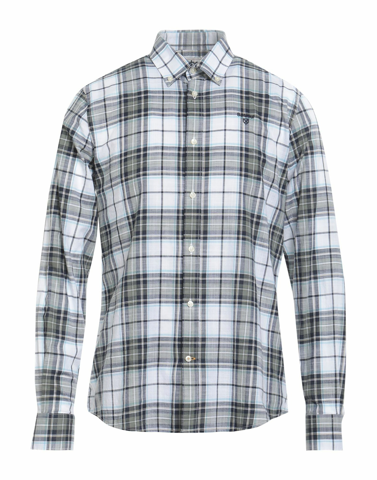 Barbour Mens Shirt in Sage green