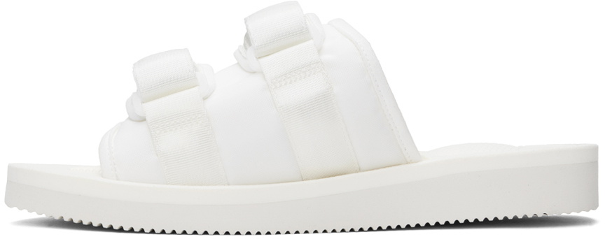 Suicoke White MOTO-Cab Sandals