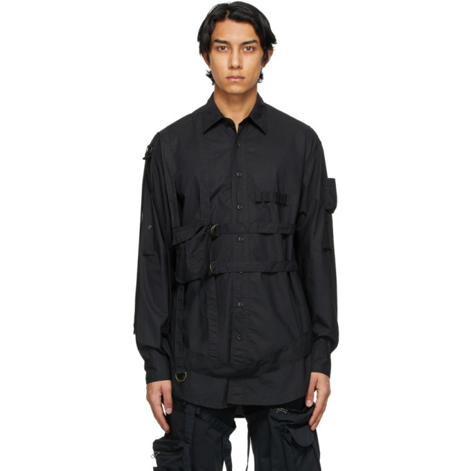 Photo: Raf Simons Black Pockets and Straps Shirt