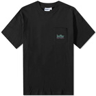 Butter Goods Men's Organic Eco Pocket T-Shirt in Black