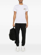 Moncler White Double Logo Patch T-Shirt