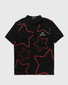 Fred Perry X Pleasures Star Fred Perry Shirt Black - Mens - Polos
