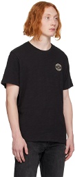 rag & bone Black Varsity Dagger T-Shirt