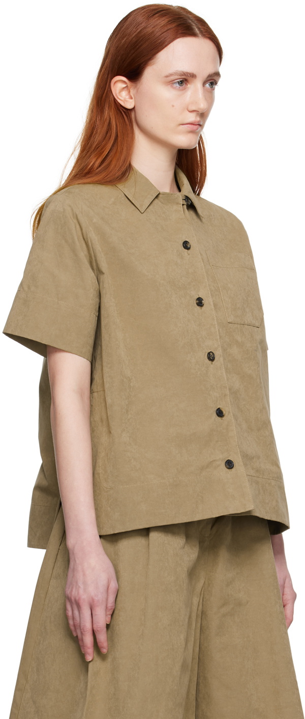 Mark Kenly Domino Tan Khaki Santana Shirt