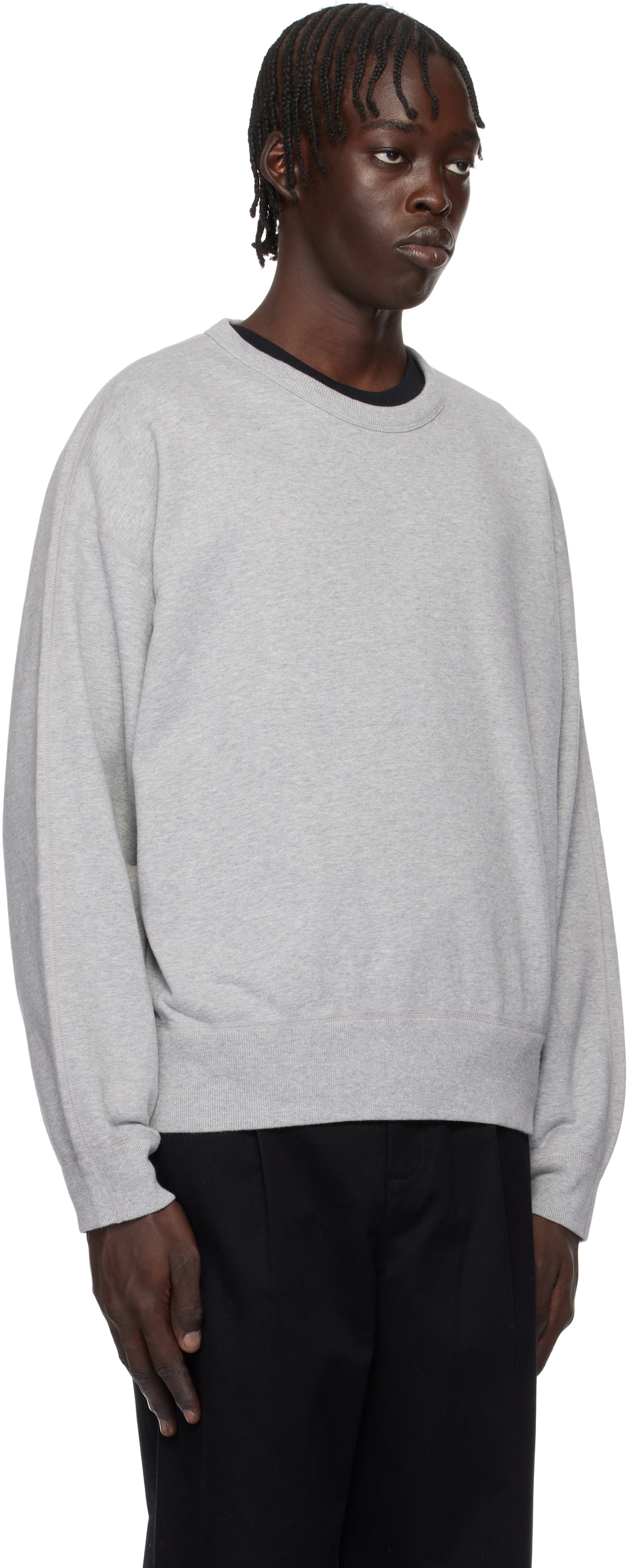 Reigning Champ Gray Midweight Terry Standard Crewneck Sweatshirt