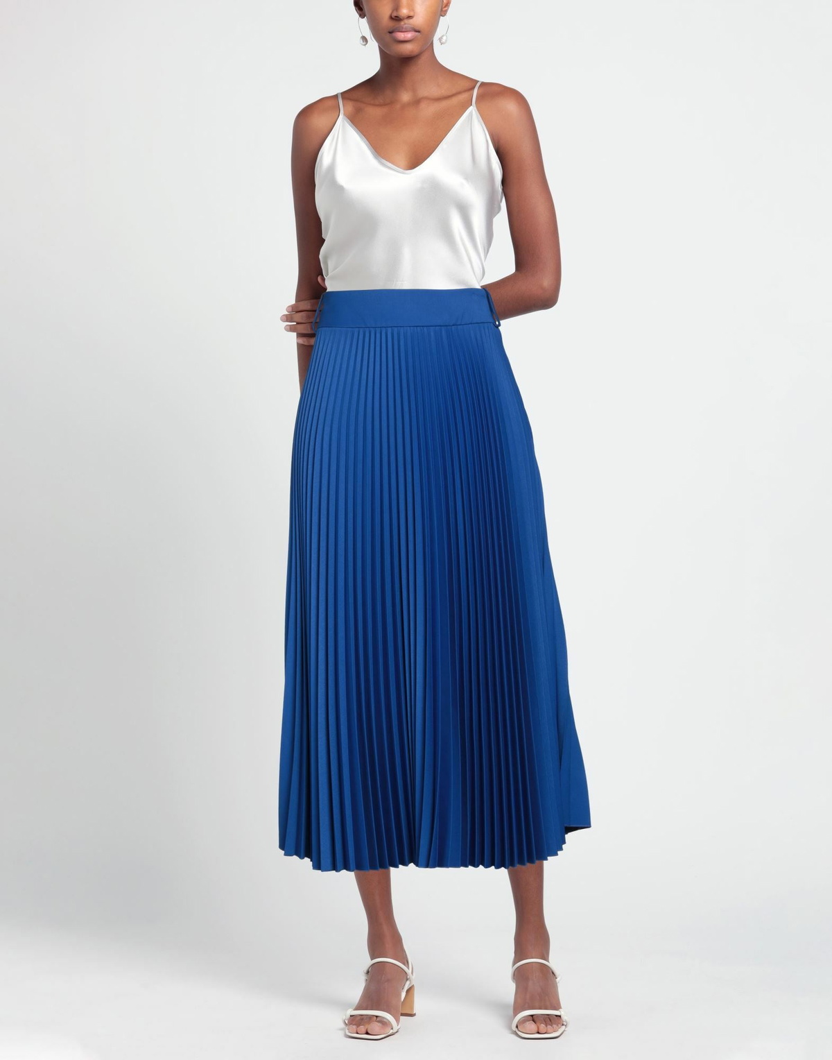 Jijil Womens Midi skirt in Blue