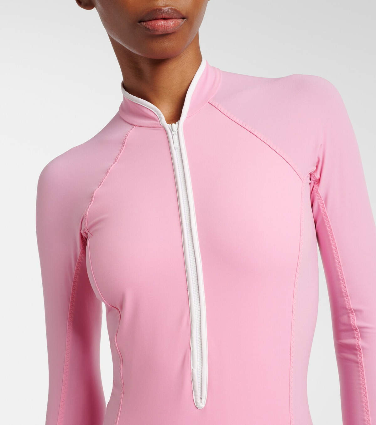 Hunza G Tyra rashguard swimsuit