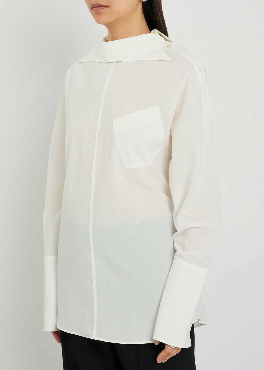 Issey Miyake Odd 2 Cotton Shirt White