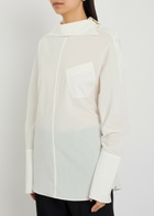 Issey Miyake Odd 2 Cotton Shirt White