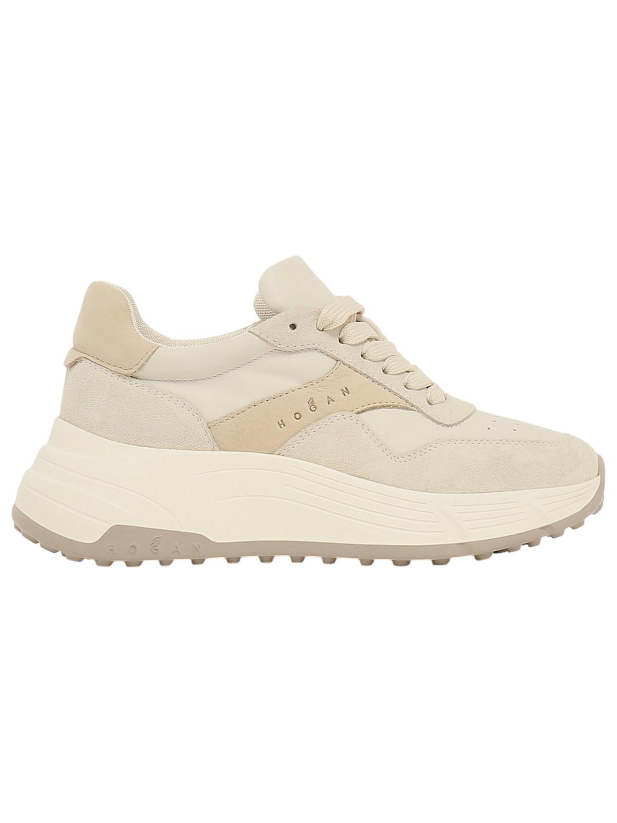 スニーカー H669 Sneakers - Hogan - Leather - White Hogan H-Stripes leather platform sneakers Hogan