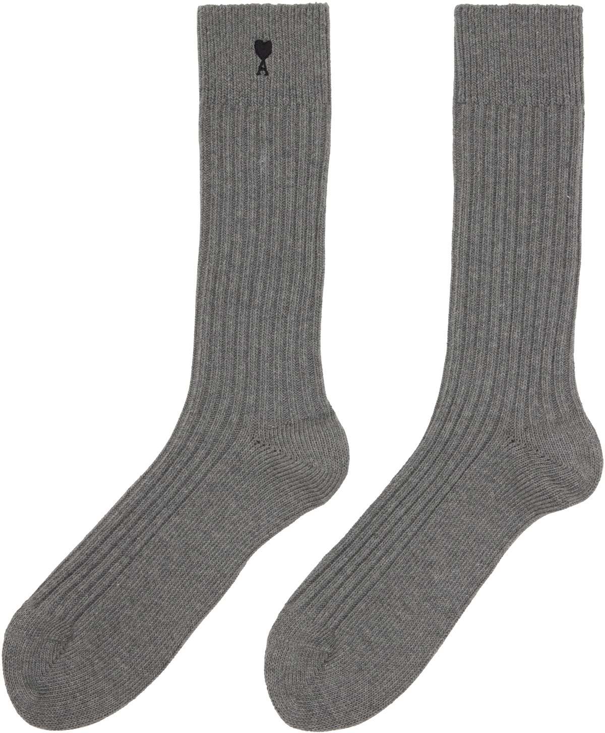 AMI Paris Three-Pack Multicolor Cotton Ami de Coeur Socks