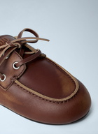 Miu Miu Leather Lace-Up Mules