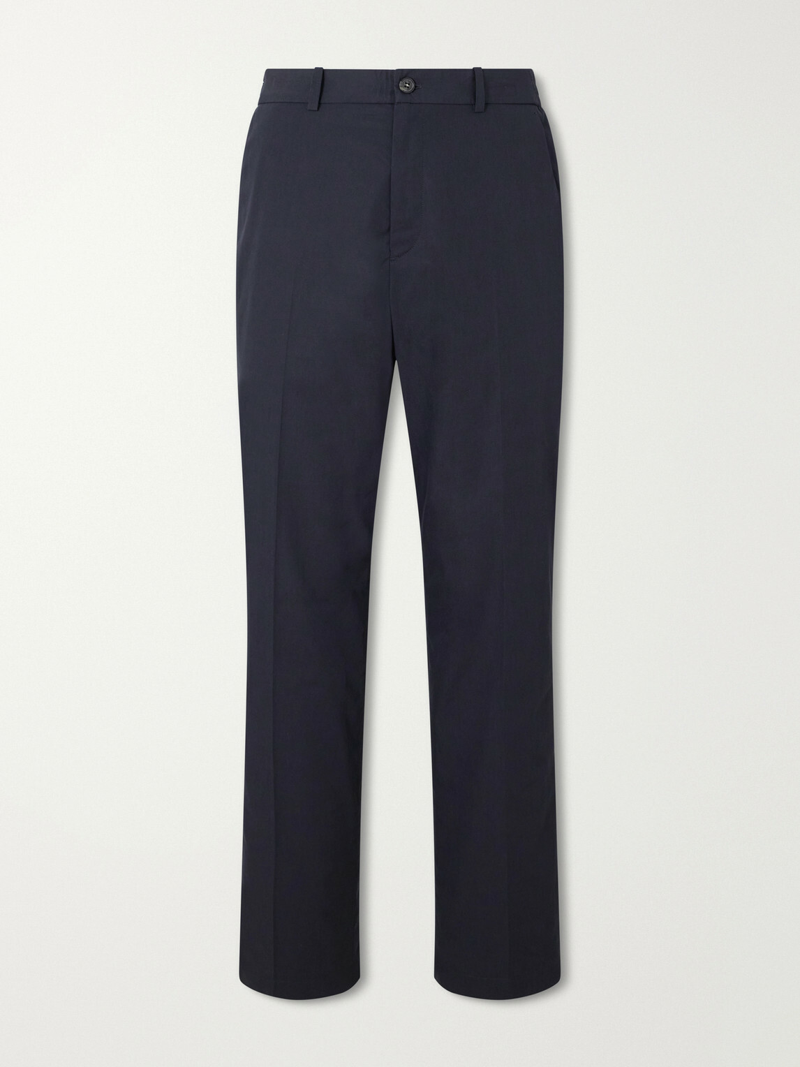 A.P.C. - Dylan Straight-Leg Cotton-Poplin Trousers - Blue