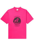 VETEMENTS - Logo-Print Cotton-Jersey T-Shirt - Pink