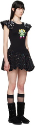 Chopova Lowena Black Angelica Minidress