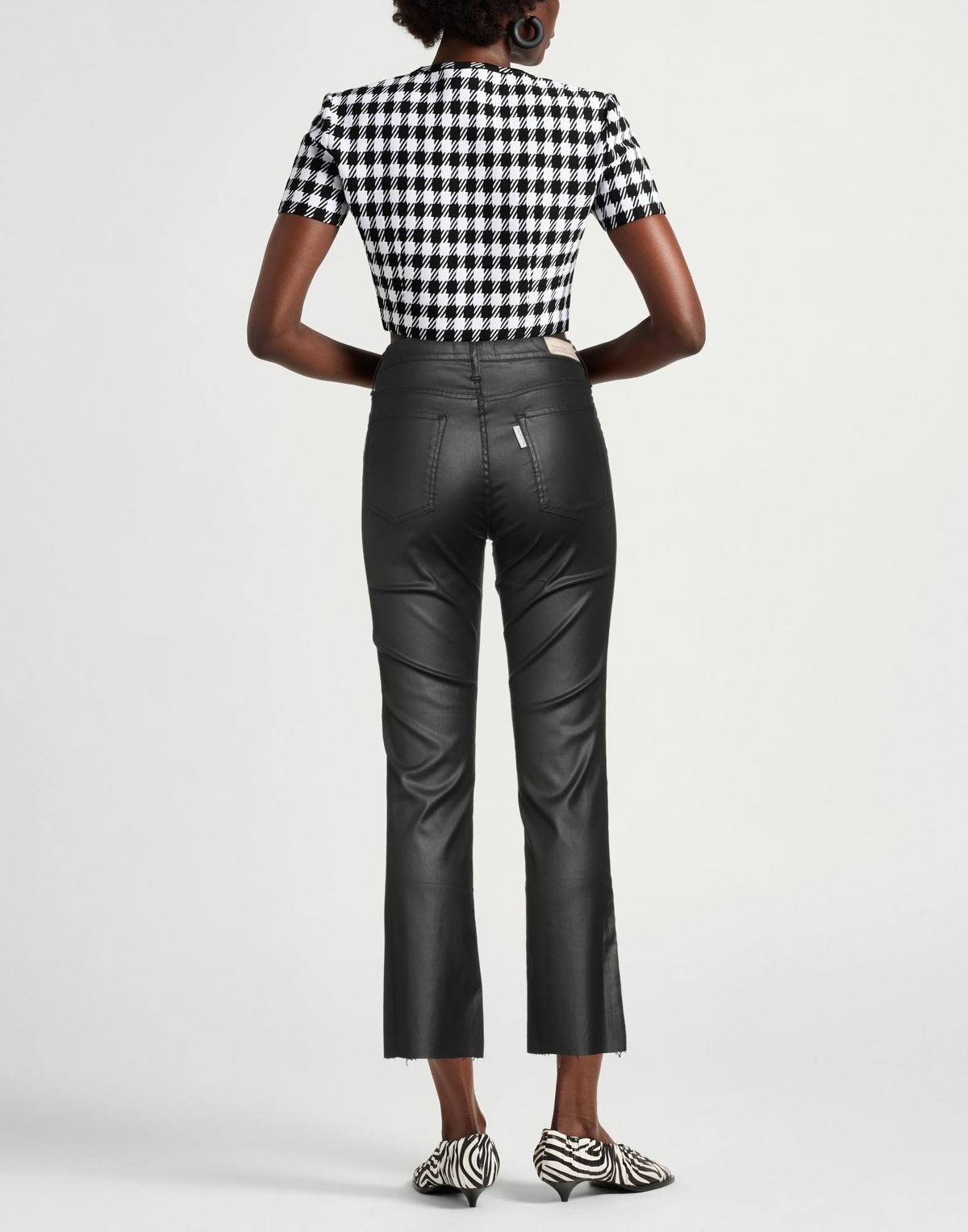 Manila Grace Womens Jeans in Black