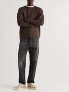 Neighborhood - Brushed Knitted Sweater - Brown