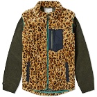 Sacai Leopard Fleece Blouson