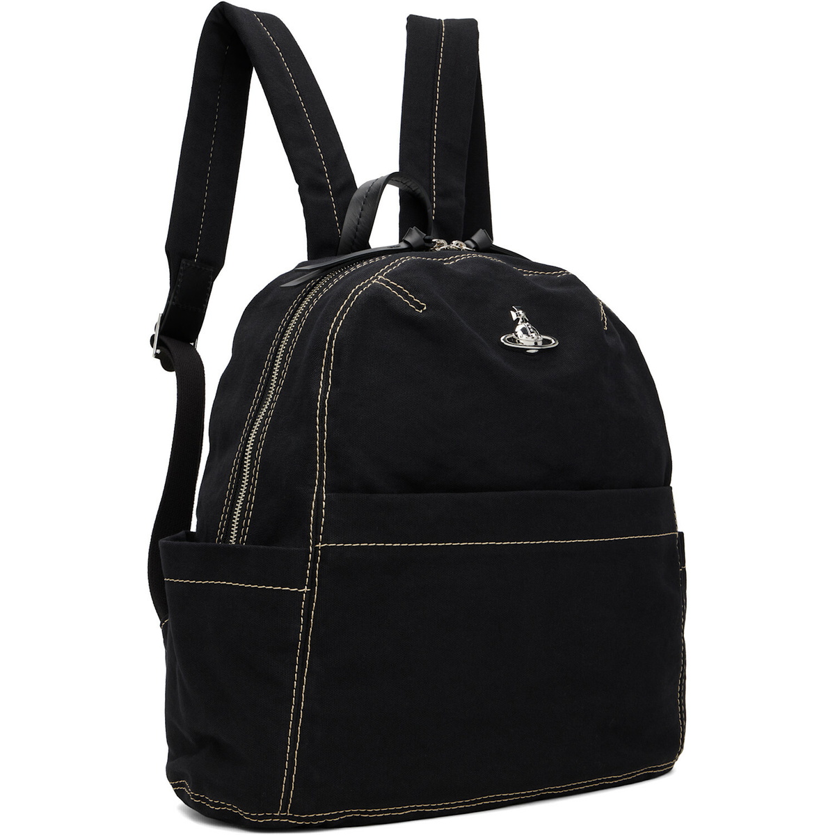 Vivienne Westwood Black George Medium Backpack