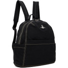 Vivienne Westwood Black George Medium Backpack
