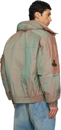 Vivienne Westwood Green Nevada Bomber Jacket
