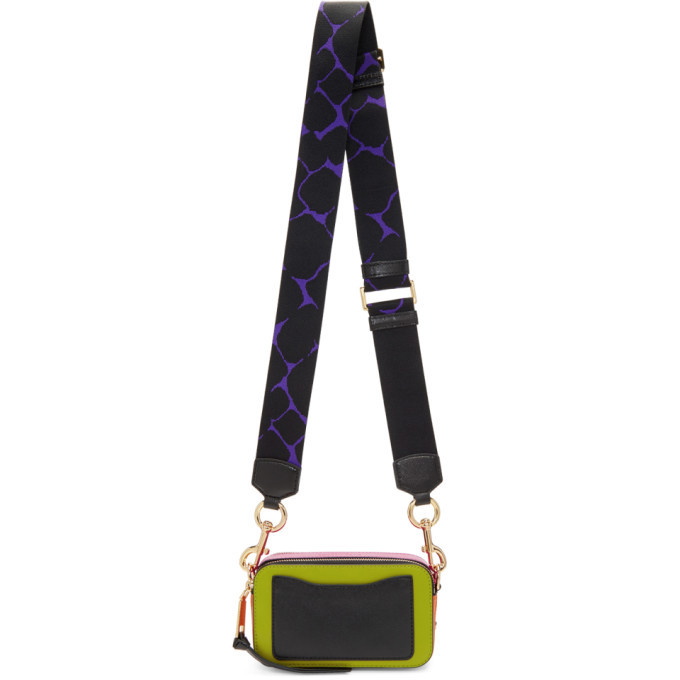 Purple 'The Snapshot Colorblock' shoulder bag Marc Jacobs - Vitkac GB