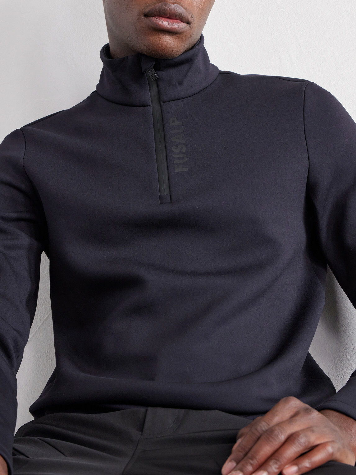Fusalp - Timothy II Tech Stretch-Jersey Half-Zip Ski Base Layer - Black
