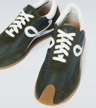 Loewe - Flow Runner suede-trimmed sneakers