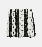 Alanui - Wool-blend knit miniskirt