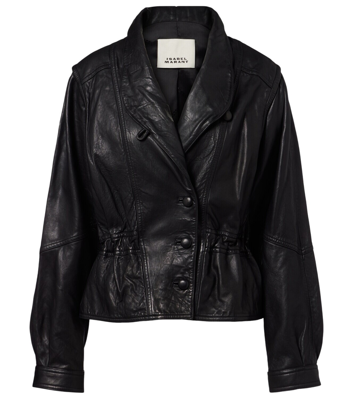 Isabel Marant Black Faded Leather Jacket Isabel Marant