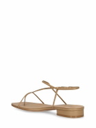 STUDIO AMELIA 10mm Cross Front Leather Flats