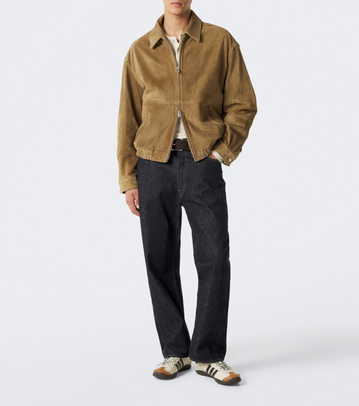 Arma Maddox suede blouson jacket