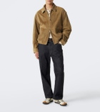 Arma Maddox suede blouson jacket