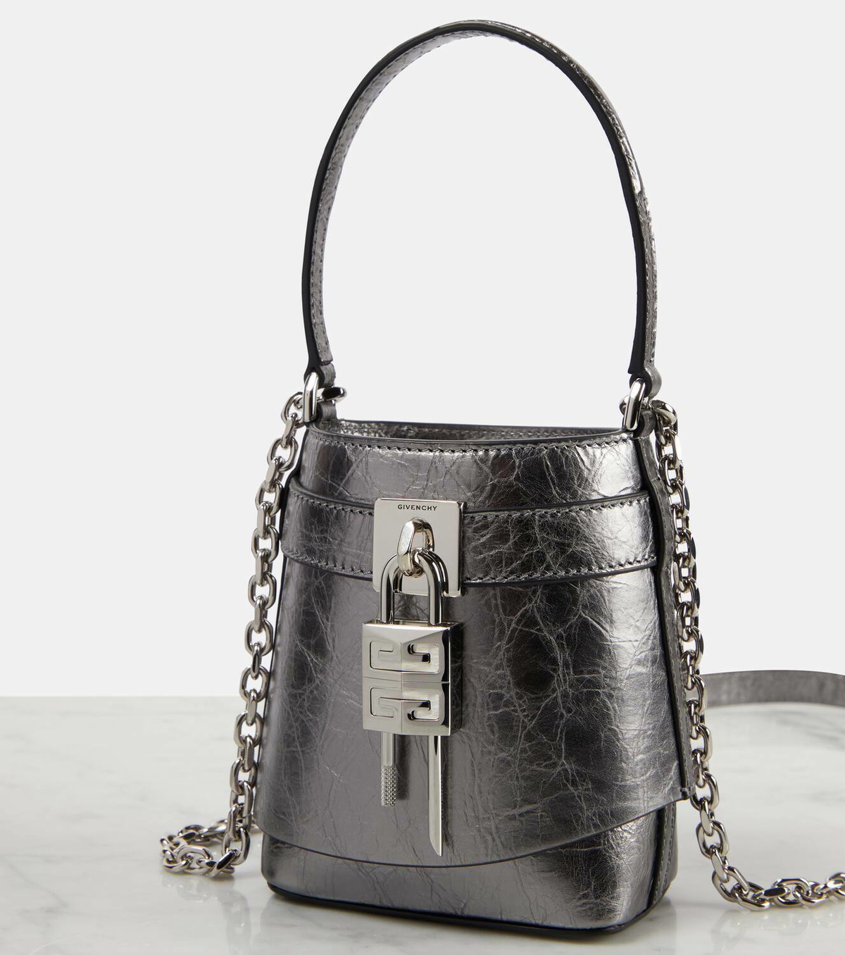 GIVENCHY正規品/関税送料込み micro bucket bag Givenchy Micro Shark Lock Leather Bucket Bag | Nordstrom
