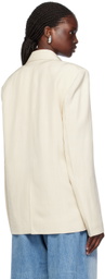 Teurn Studios Off-White Owen Blazer