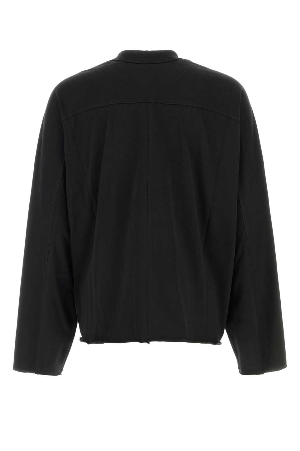 Entire Studios Black Cotton Oversize T-shirt