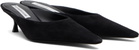 Victoria Beckham Black Sloan Suede Mules