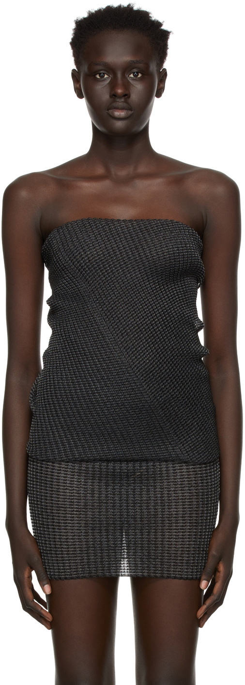 A. ROEGE HOVE SSENSE Exclusive Double Draped Tube Tank Top a