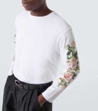 Simone Rocha Rose Bouquet cotton jersey T-shirt