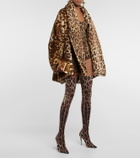 Dolce&Gabbana - x Kim leopard-print over-the-knee boots