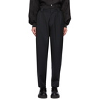 HOPE Black Wide Trap Trousers