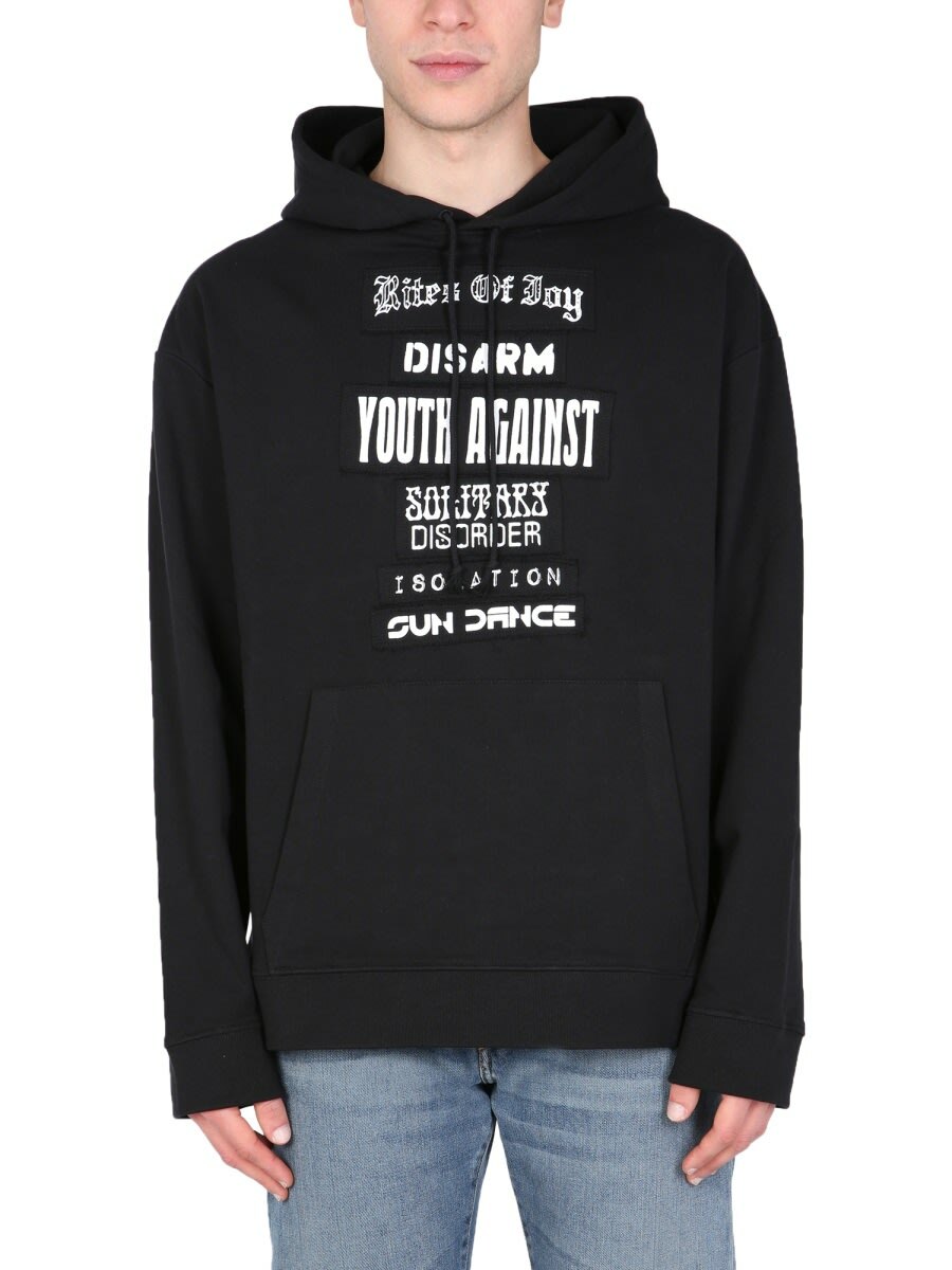 Raf Simons Black Resilencer Doubled Hoodie Raf Simons