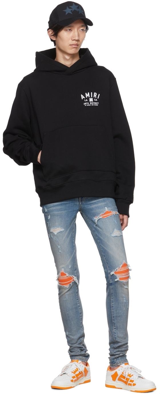AMIRI Black Stencil Hoodie Amiri