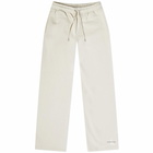 Calvin Klein Women's Monologo Straight Leg Hawk Pant in Eggshell