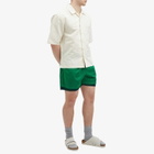 s.k manor hill Men's Reversible Mesh Ball Shorts in Kelly Green/Forest Green