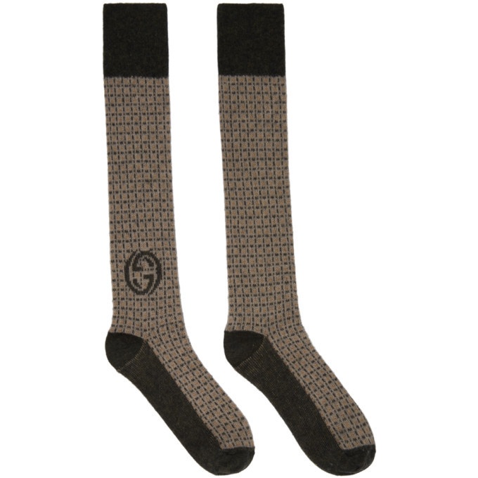 Photo: Gucci Multicolor Wool Interlocking G Socks