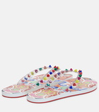 Christian Louboutin - Loubi Flip Spikes thong sandals