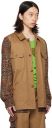 Anna Sui SSENSE Exclusive Tan Barn Jacket